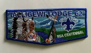 Talligewi Lodge 62 1910-2010 BSA Centennial OA Flap