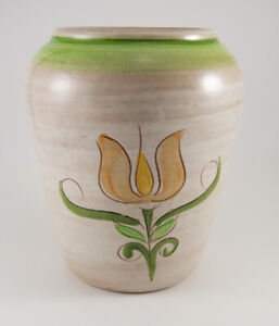 Stangl Pottery Terra Rose Yellow Tulip Vase 7