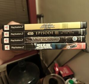 New ListingPS2 GAME LOT !!! STAR WARS, NEED FOR SPEED & SLED STORM !!! EA/LUCAS ART