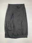 OSKA Gray Relaxed Stretch Lagenlook Pencil Skirt Size 3/ W30