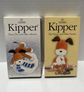 Lot of 2 Kipper VHS: The Visitor, Snowy Day, and Other Stories - TESTED!