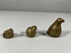 New ListingVintage Brass Quail Birds Figurines SET of 3