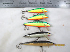 Lot Of RAPALA COUNTDOWN MINNOWS old vintage bass fishing lures