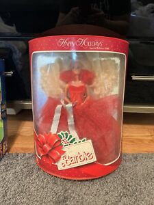 1988 Happy Holidays Barbie Doll Special Edition Mattel -some Box Damage