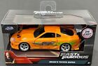 Jada Fast And Furious Brian's Toyota Supra 1:32 Orange