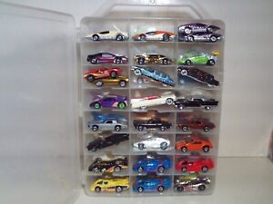 Hot Wheels Collection Lot of 53 Vehicles w/Case