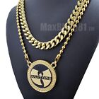 Hip Hop Jewelry Gold Plated Wu Tang pendant 30