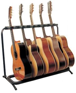 CLOSEOUT! RockStand Multiple Guitar Stand for 5 Acoustic Guitars, RS20871B2