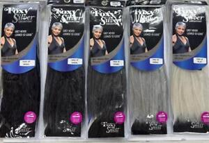 Foxy Silver 100% Human Hair for Weave YAKI (SALT & PEPPER)