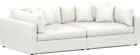 New ListingBig White Haven 2-Piece Media Sofa Couch Futon Bed America Signature Furniture