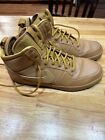 Mens size 11 Nike Boots Tan
