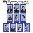 TWICE 3rd Album Formula of Love Official Photocard Synnara Benefit KPOP K-POP