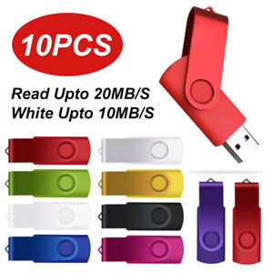 Wholesale 30/100 Pack USB 2.0 Flash Drive Memory Stick Pendrive Thumb Drive Lot