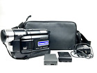 JVC Compact VHS 400x Zoom GR-AXM230U with Battery/Charger Tested Working