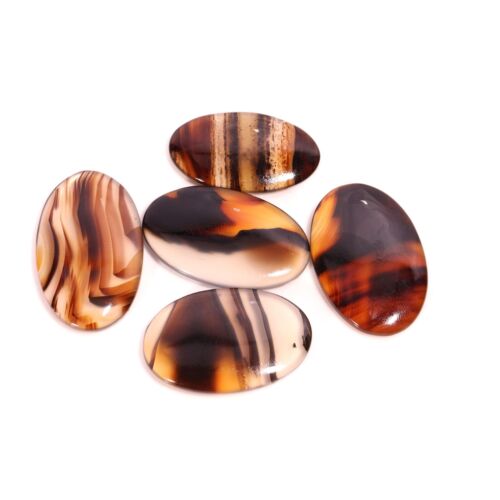 Excellent Top Quality Natural Montana Agate Oval Shape Cabochon Lot Gemstone