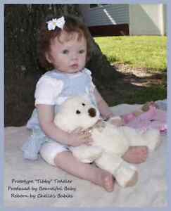 Bountiful Baby Tibby sitting reborn kit with body, eyes & wig
