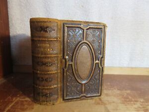 Old COMMON PRAYER / PSALMS OF DAVID Leather Book 1861 FINE BINDING BIBLE CHURCH