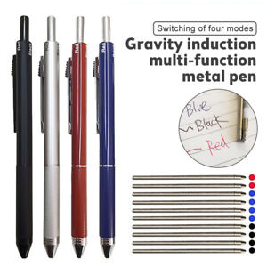 Multicolor Pen: 4 In 1 Metal Mechanical Pencil with Four Color Ballpoint Pens US