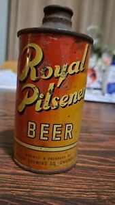Super Tough Royal Pilsener J Spout Cone Top Beer Can