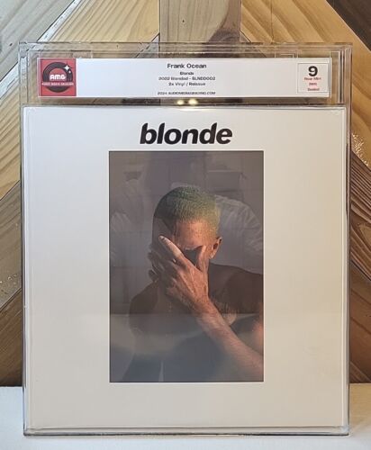 Frank Ocean Blonde 2LP Vinyl 2022 Reissue Graded Audio Media Grading 9 NM.