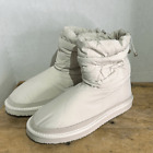 Dream pairs Faux Fur Lined Snow Boots cream cold weather winter gorpcore