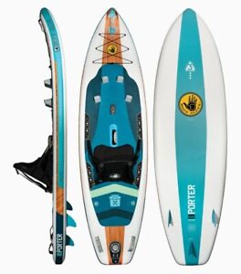 BODY GLOVE Paddleboard Fishing Kayak Inflatable SUP Standup Paddle Board w/ Seat
