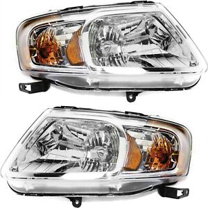 Headlight For 2008-2011 Mazda Tribute Pair Driver and Passenger Side CAPA
