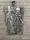 Unmarked Tests 835 Silver Isis Nefertiti Ancient Egyptian Religion Pendant 16.8g