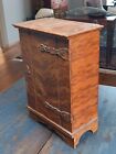 Antique Tiger Stripe Grain Painted Wall Medicine / Apothecary Table Top Cabinet