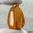 Vintage Natural Cognac Egg Yolk Butterscotch Baltic Amber Pendants Transparent