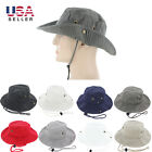 Boonie Bucket Hat Cap 100% Cotton Fishing Hunting Safari Summer Military Men Sun