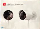 YI Smart Security Camera Family 2-Pack Outdoor Camera 1080P Vision/Motion NEW
