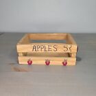 New ListingMiniature Wood Crate Apple Decor Accents Storage & Organization Unique Farmhouse