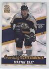 2001-02 Pacific Crown Royale Crowning Achievements Martin Erat #6 Rookie RC