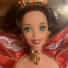 Vintage 1997 Happy Holidays Barbie Misprint *RARE Green Eyes- Blue On Box- MINT
