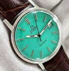 OMEGA Automatic Men's Watch Cal.1012 Teal Tiffany Blue 166.0163  *Serviced*