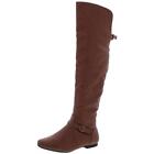 Journee Collection Womens Loft Brown Over-The-Knee Boots 9 Medium (B,M) 0416
