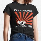 Clandestine Industries (White Text) Classic T-Shirt
