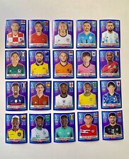 BLUE PARALLEL Panini FIFA World Cup Qatar 2022 Stickers ~ Blue Parallel