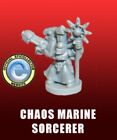 Warhammer EPIC 40K - 15 Plastic Chaos Marine Leaders-Sorcerers,Banners,Champions
