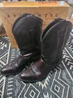 Laredo Western Cowboy Boots Mens 13 D 4216 Leather Black Cherry New
