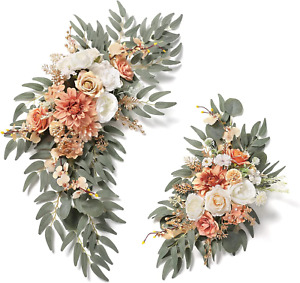 Wedding Arch Flowers Swags Kit (Pack of 2) for DIY Artificial Peony Greenery Arr