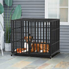 Heavy Duty Indestructible Dog Crate Cage for Large Medium High Anxiety Dogs
