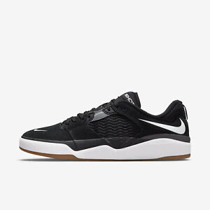 Nike SB Ishod Wair Black White Dark Grey Gum DC7232-001 sz 14 Men's Skate Shoes