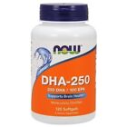 NOW Foods DHA -250 DHA/ 125 EPA-Supports Brain Health  120 Softgels