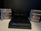 PS4 + 27 GAMES INCLUDED + PS WEBCAM CAMERA (ALL TESTED WORKS ALL CORDS INCLUDED)