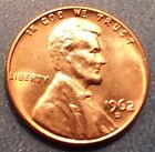 1962-D Brilliant Uncirculated Lincoln Cent.  Ships Free.  BU condition.