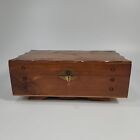 Vintage Cedar Trinket Jewelry Box