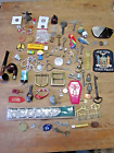 Vintage Junk Drawer Coins, Pipes, Buckles, Keys, Hat Pins etc.