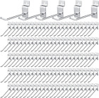 100 Pieces Slatwall Hooks Slatwall Accessories Slatwall Panel Hooks Metal Slat 4